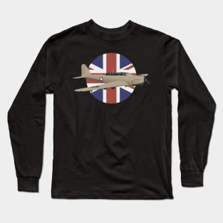 Fairey Battle British WW2 Airplane Long Sleeve T-Shirt